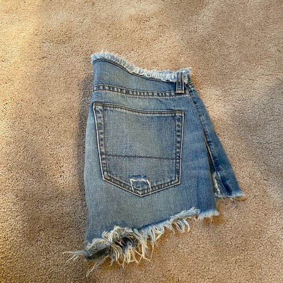 NSF Drai Frayed Cutoff Shorts - Picture 2 of 3